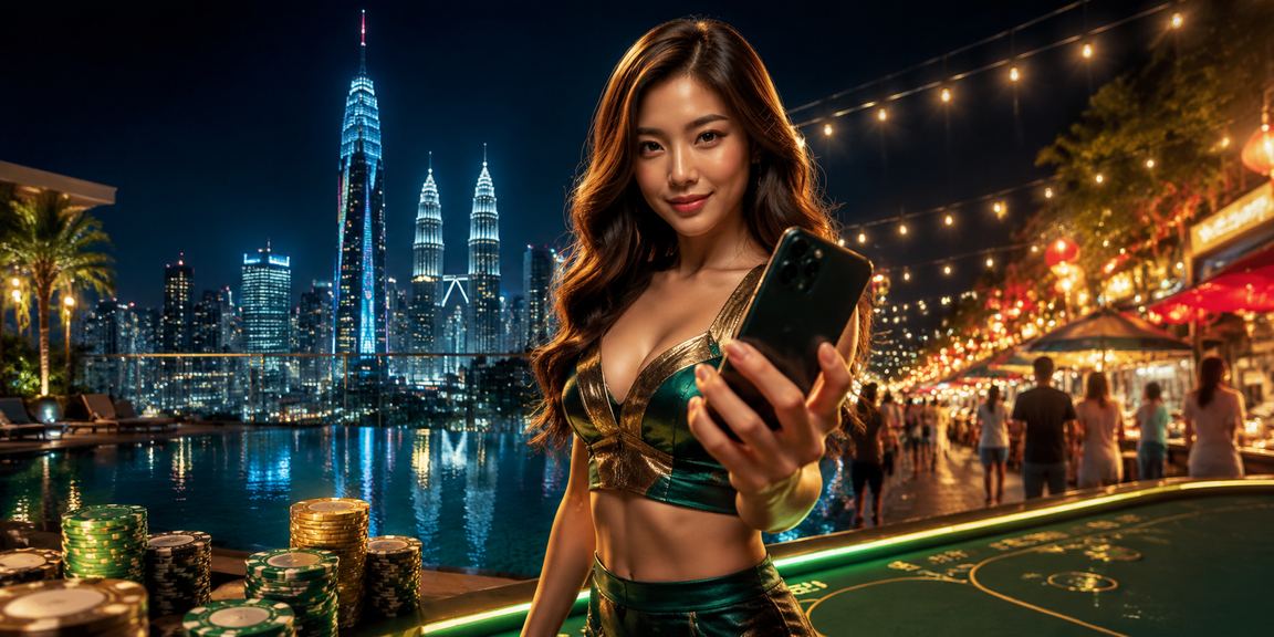 Pengguna Kuala Lumpur mengakses platform kasino dalam talian 18000 melalui telefon pintar